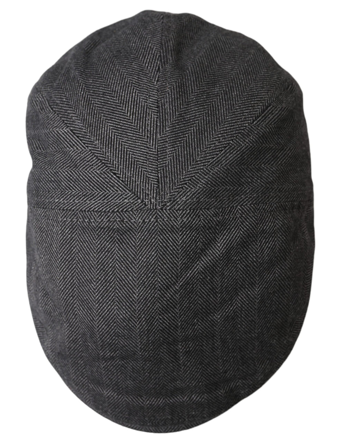 Dolce &amp; Gabbana Gorra Newsboy con corona de espiga gris Hombre