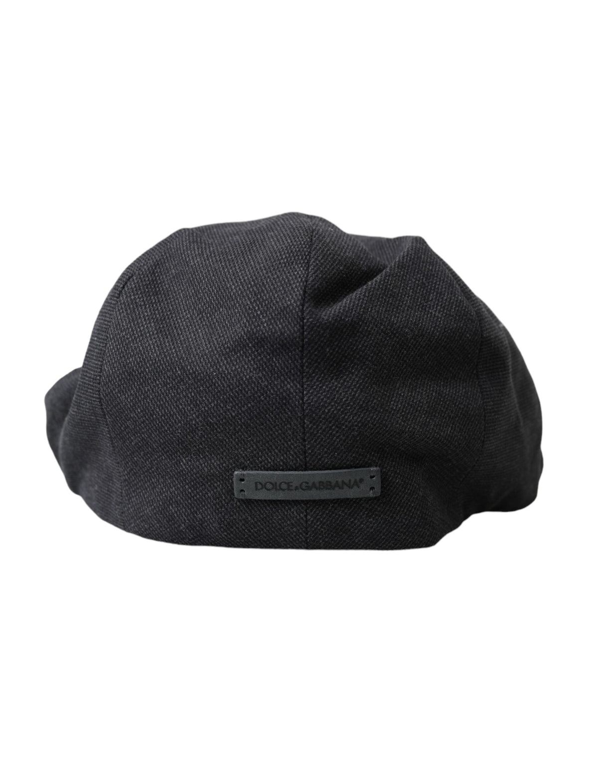 Gorra de vendedor de periódicos Dolce &amp; Gabbana de tela de algodón gris para hombre