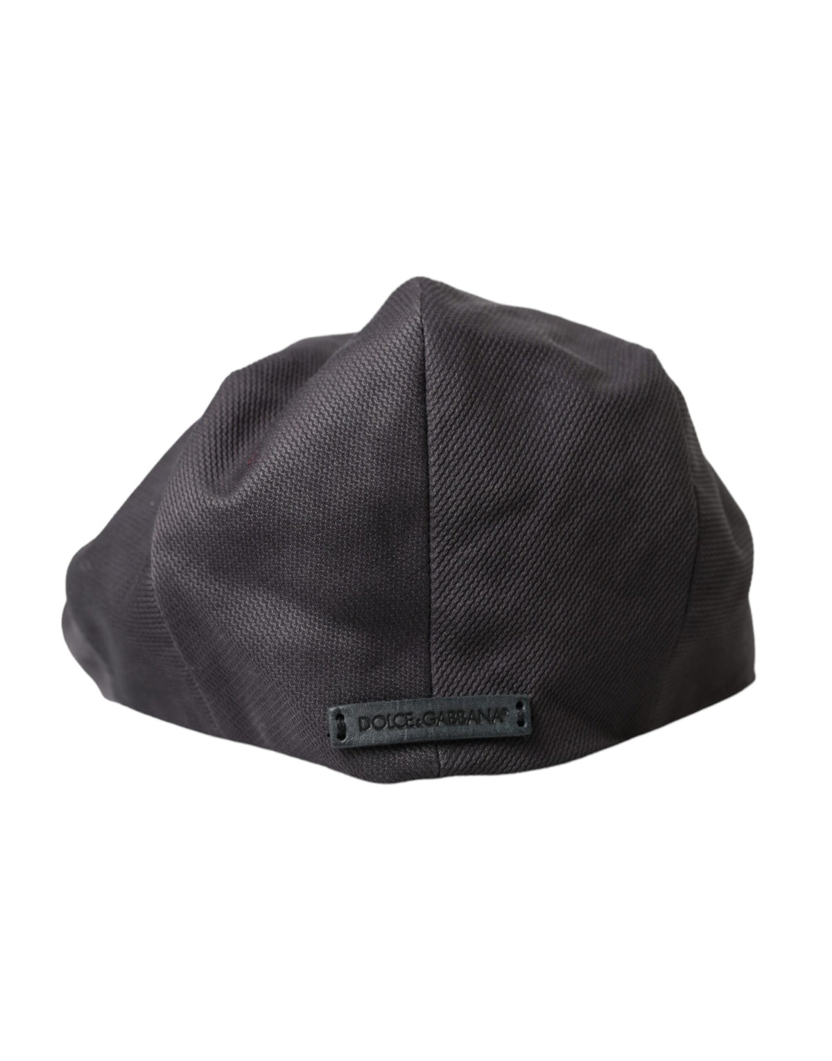 Gorra de vendedor de periódicos Dolce &amp; Gabbana de tela de algodón gris para hombre