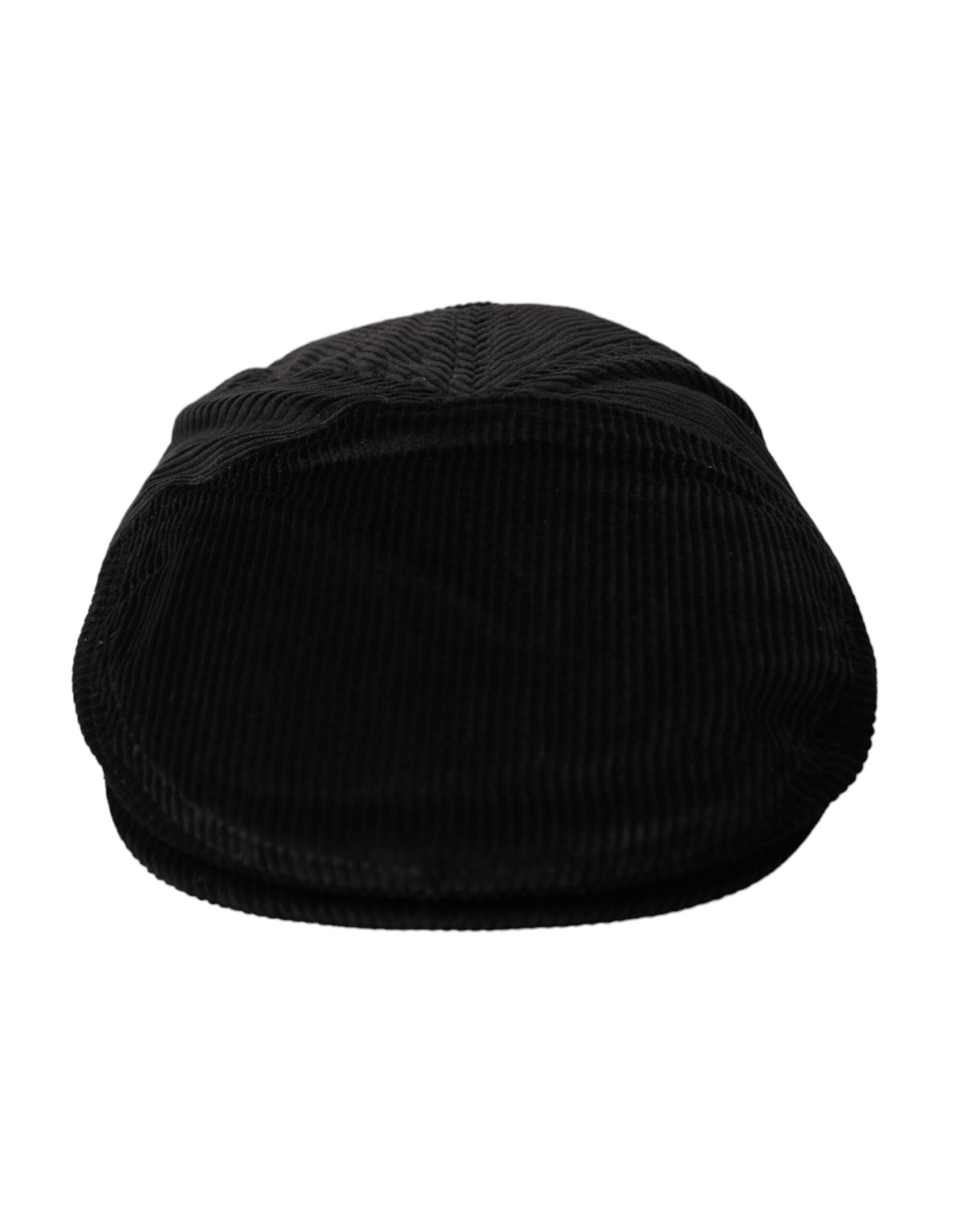 Gorra de pana negra con corona tipo vendedor de periódicos Dolce &amp; Gabbana para hombre