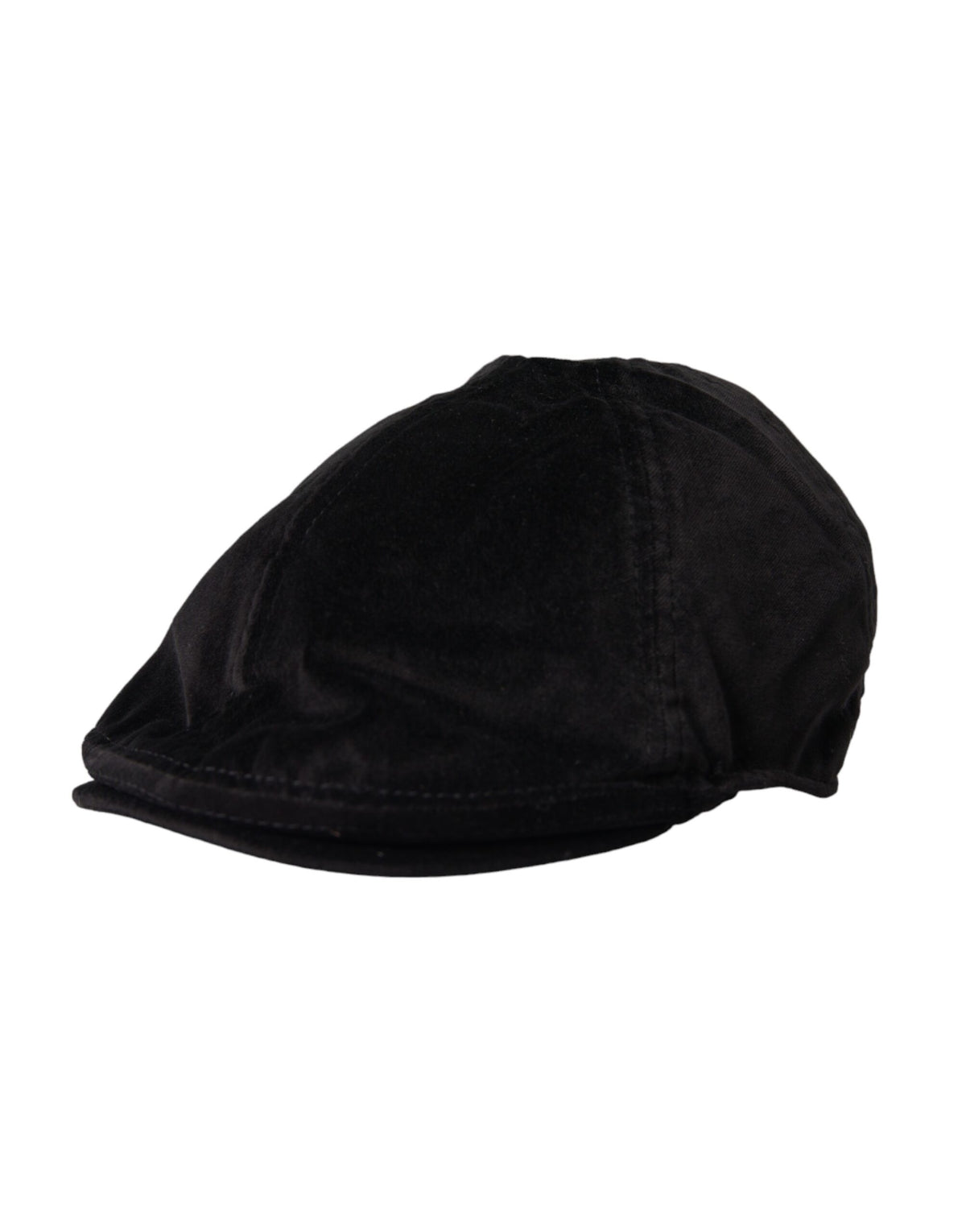 Dolce &amp; Gabbana Casquette Gavroche en Coton Black Crown pour Homme