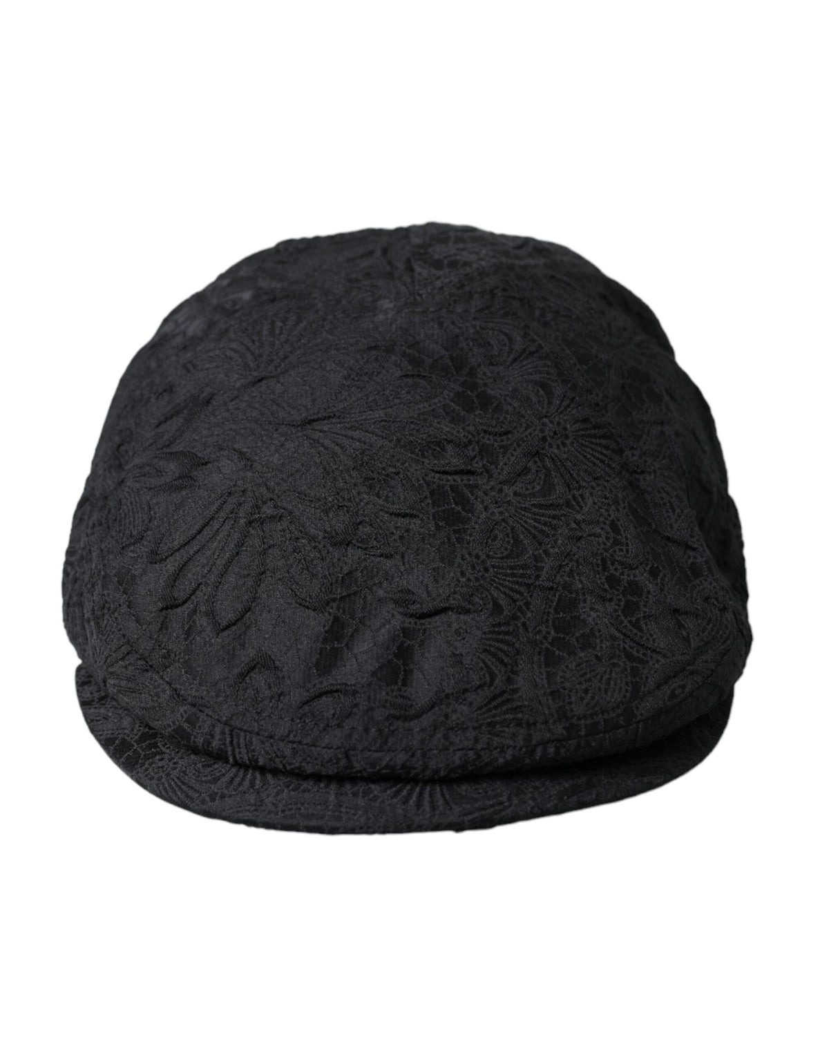 Chapeau Gavroche Dolce &amp; Gabbana en Brocart Floral Noir pour Homme