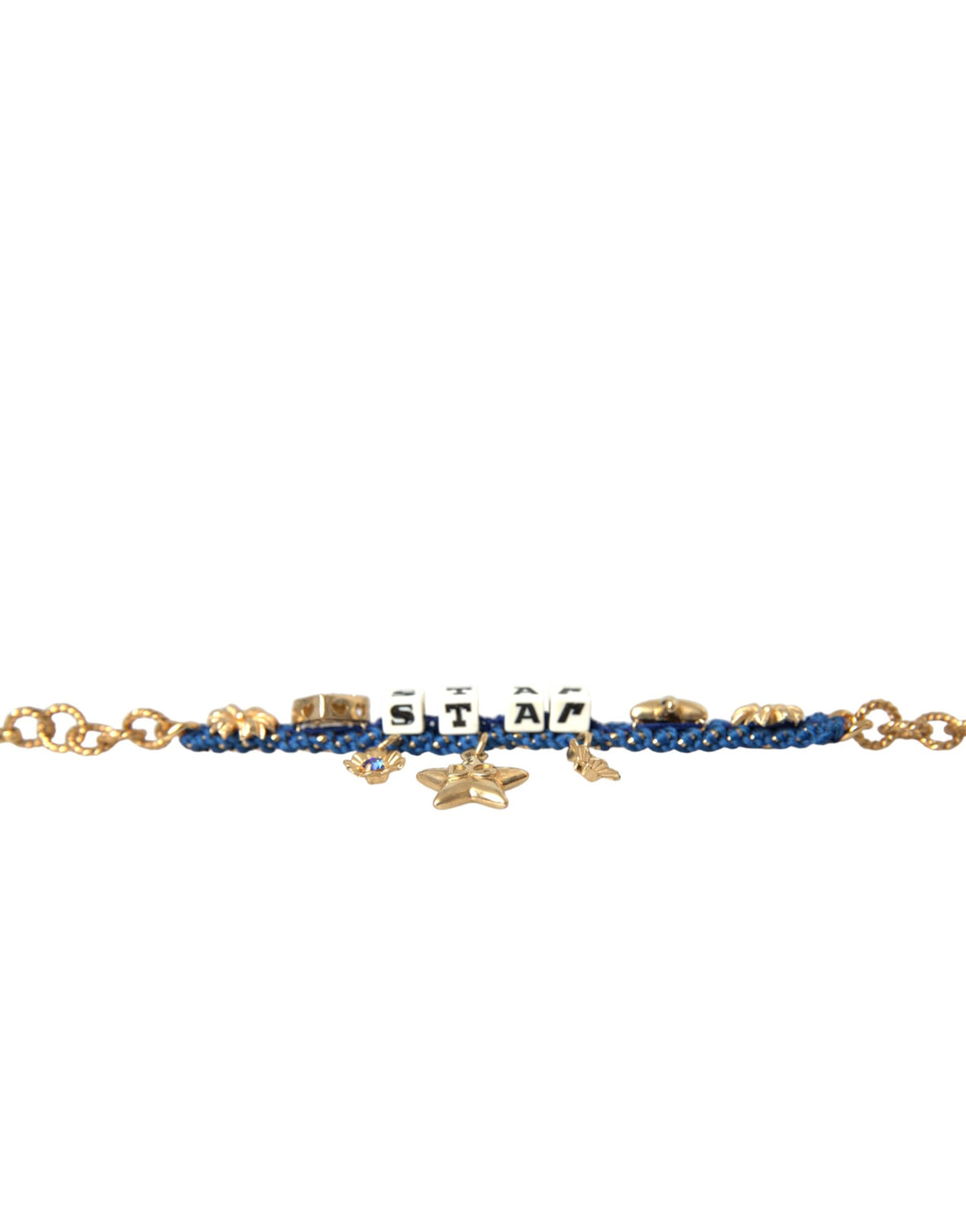 Pulsera de moda con cadena de latón en tono dorado y estrella de Dolce &amp; Gabbana