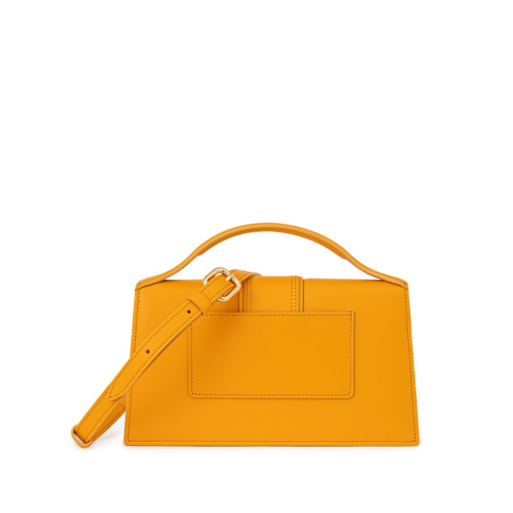 Sac à main en cuir orange Jacquemus