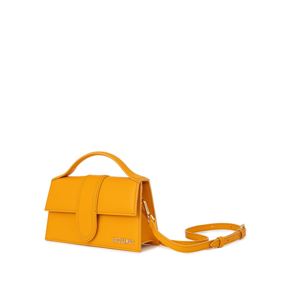 Bolso de mano de piel naranja de Jacquemus