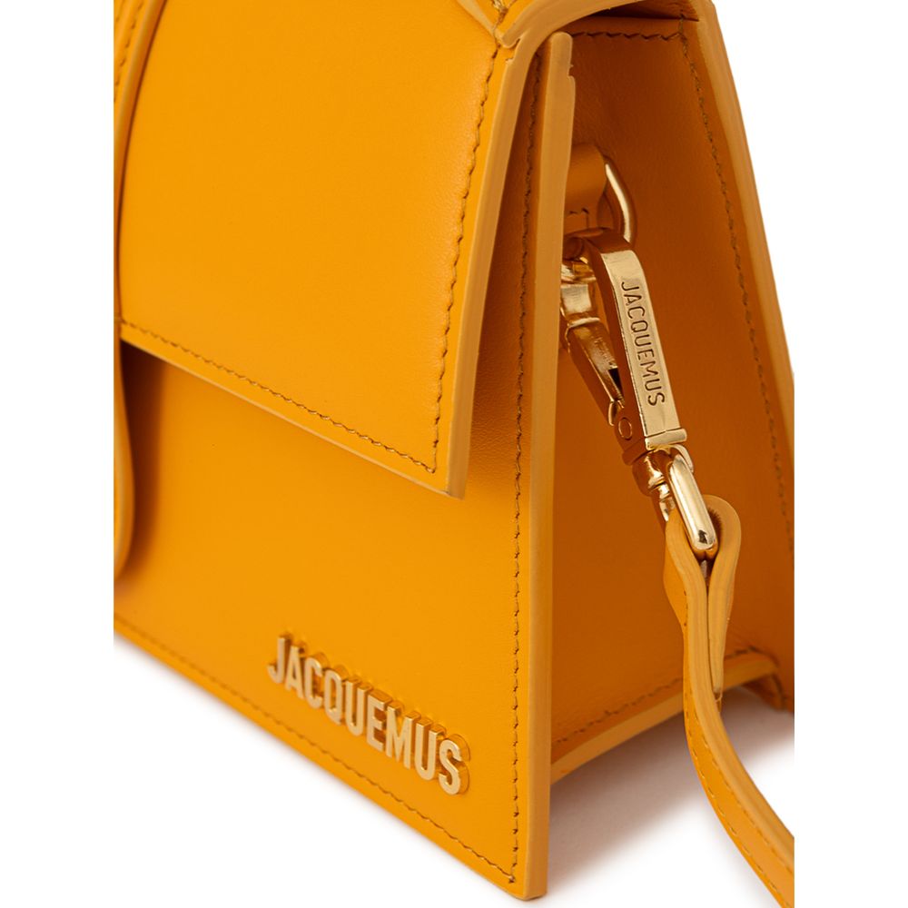 Bolso de mano de piel naranja de Jacquemus