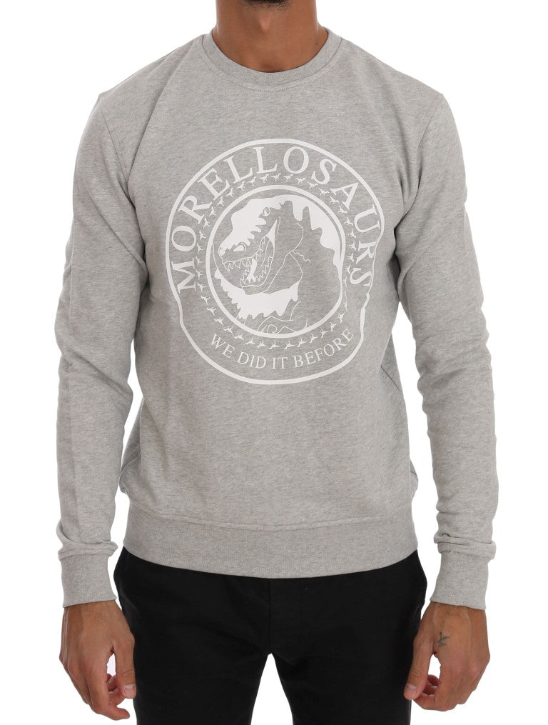 Pull ras du cou en coton chic Morellosaurus de Frankie Morello