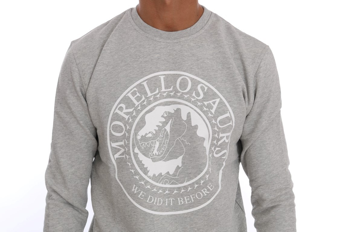 Pull ras du cou en coton chic Morellosaurus de Frankie Morello