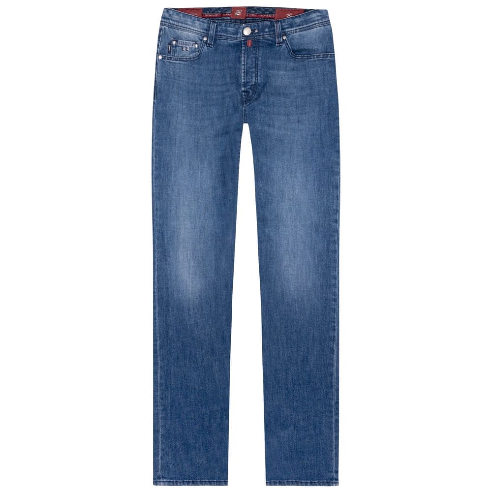 Jean et pantalon en coton bleu Tramarossa