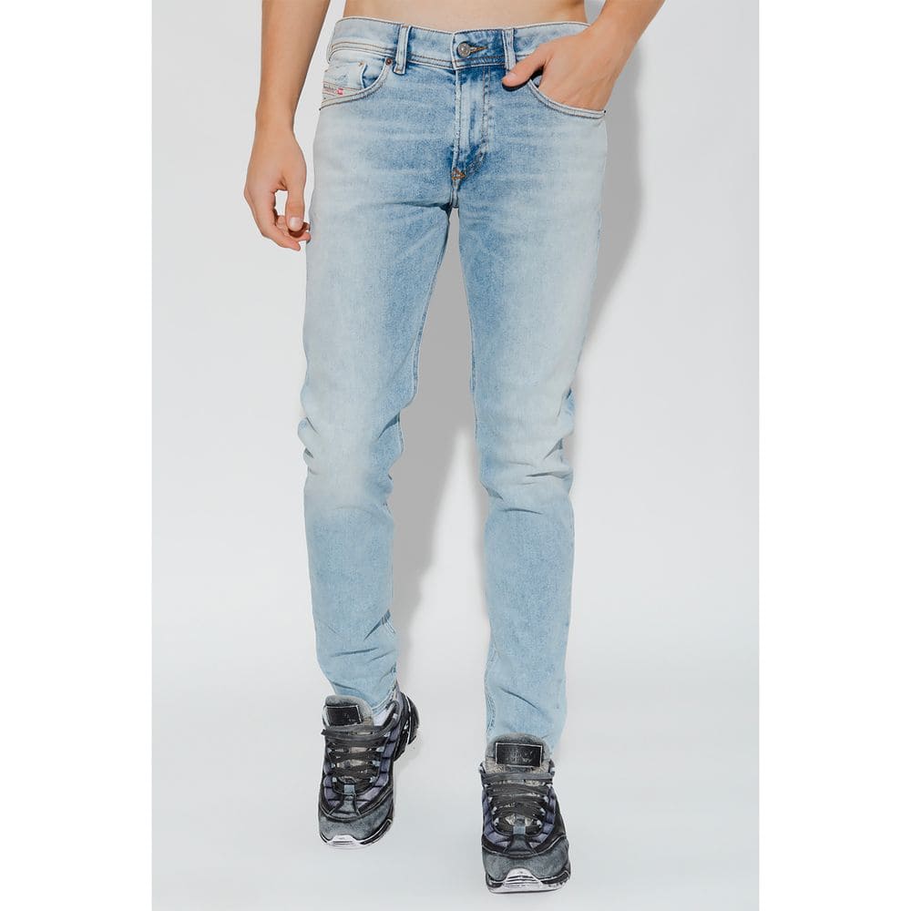 Jean et pantalon en coton bleu clair Diesel