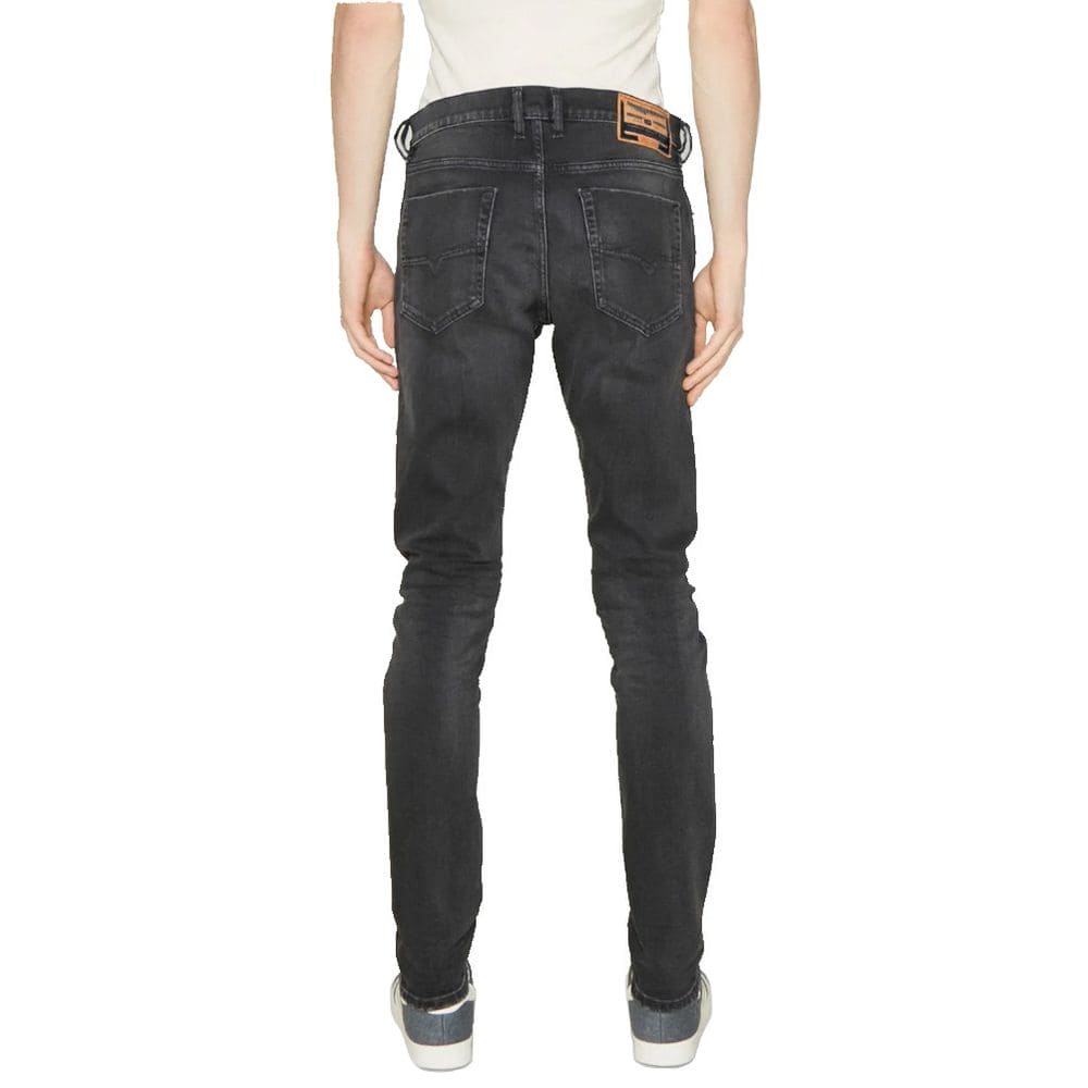 Diesel Black Cotton Jeans & Pant