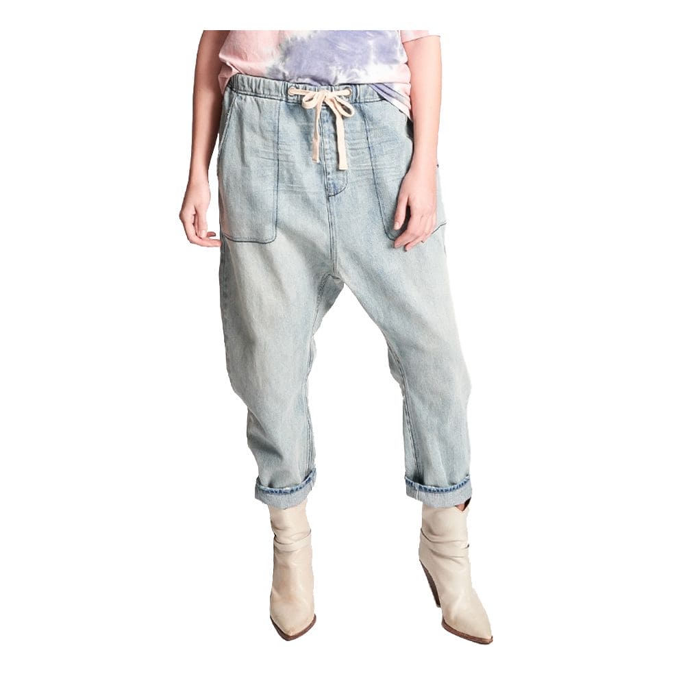 Pantalones vaqueros y pantalón de algodón azul One Teaspoon