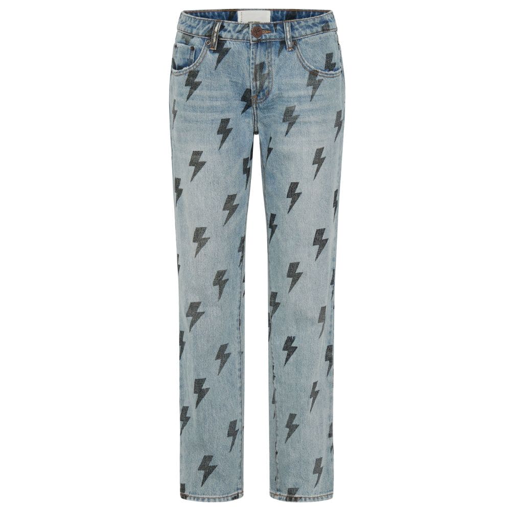 Jean et pantalon en coton bleu clair One Teaspoon