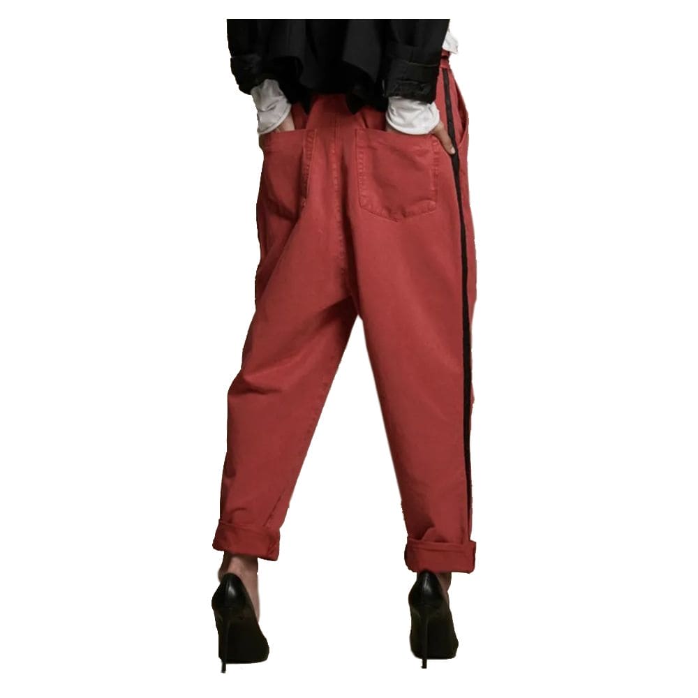 Pantalones vaqueros y pantalón de algodón rojo One Teaspoon