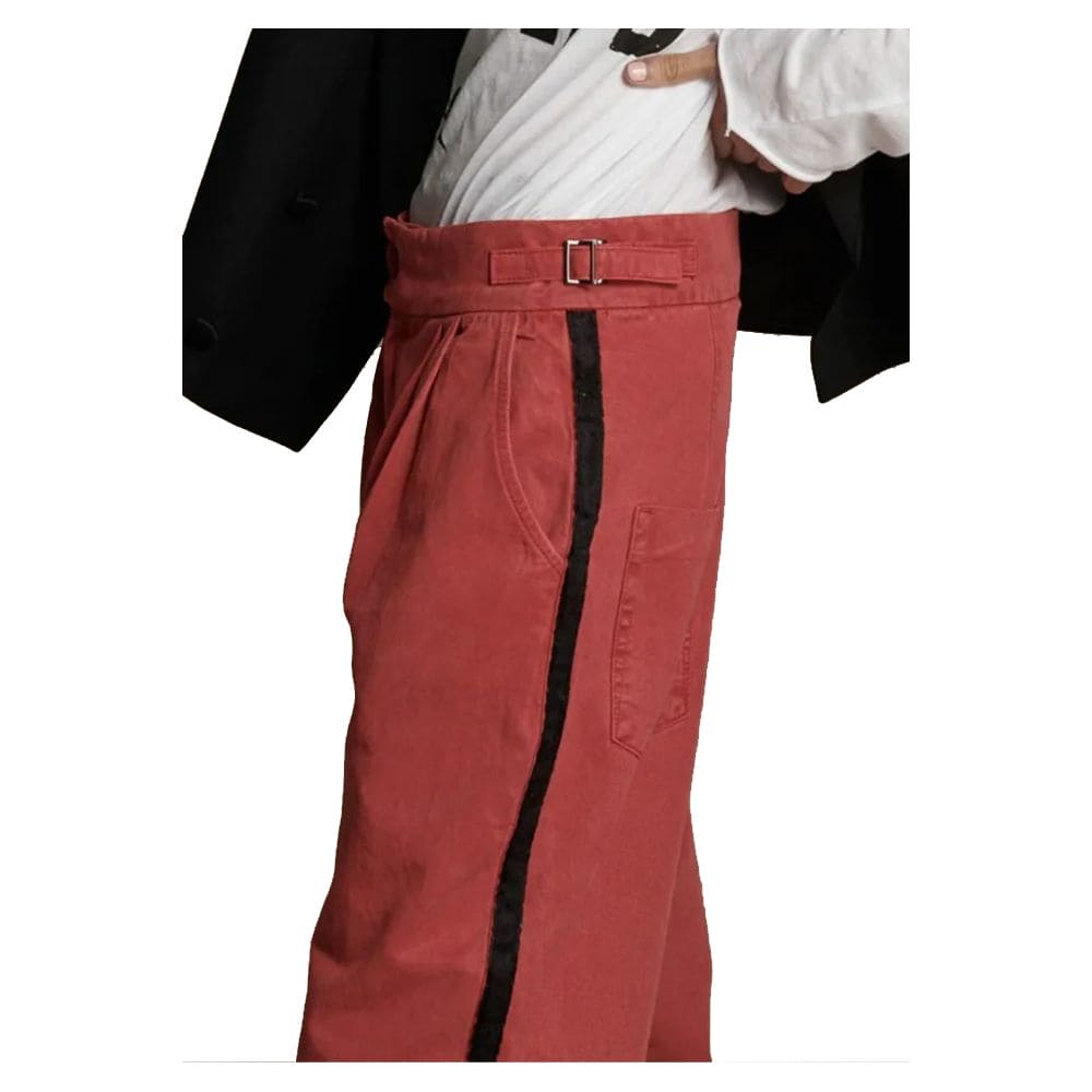 Pantalones vaqueros y pantalón de algodón rojo One Teaspoon