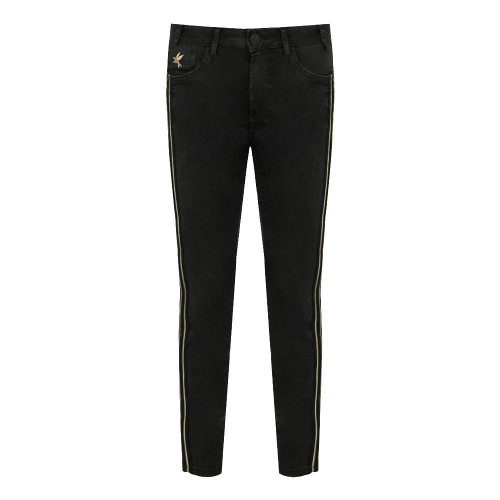 Jean et pantalon en coton noir One Teaspoon