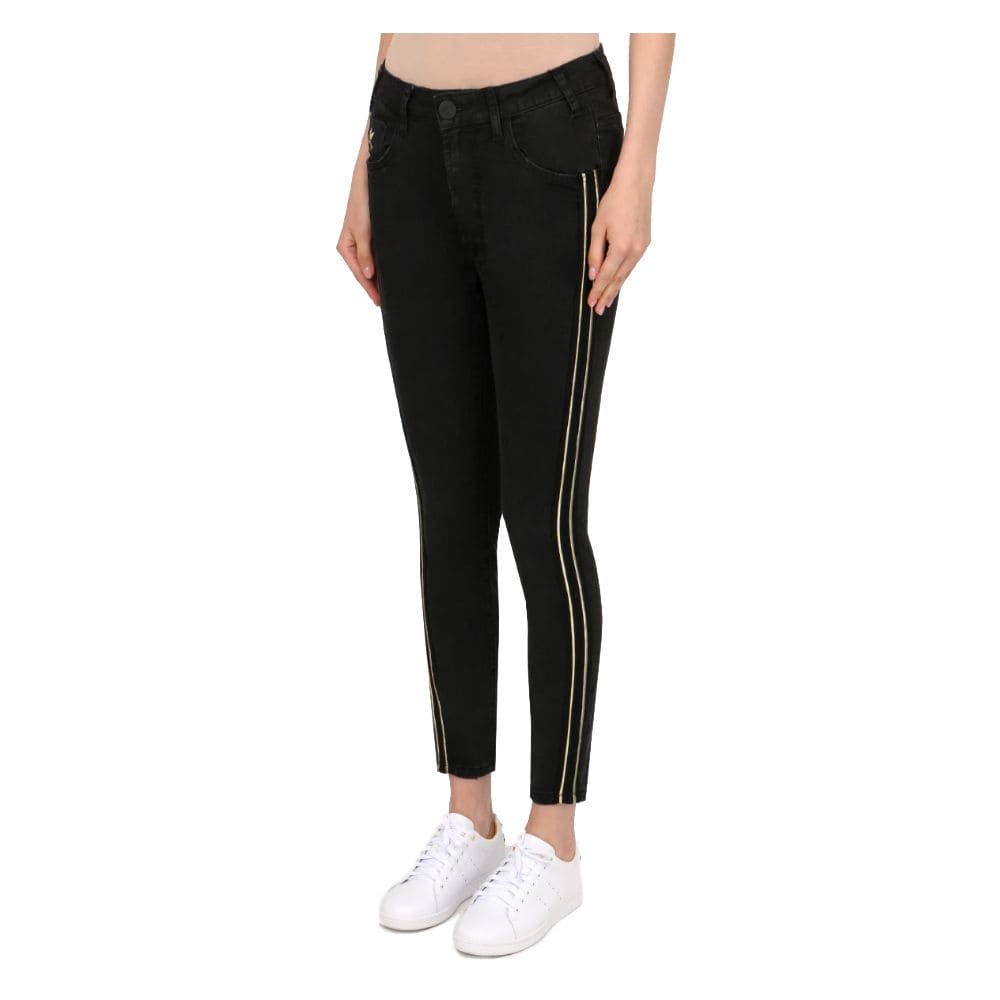 Jean et pantalon en coton noir One Teaspoon