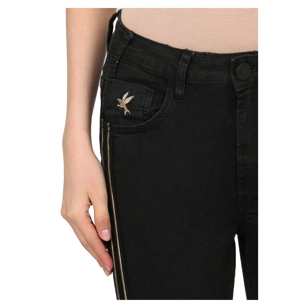 Jean et pantalon en coton noir One Teaspoon