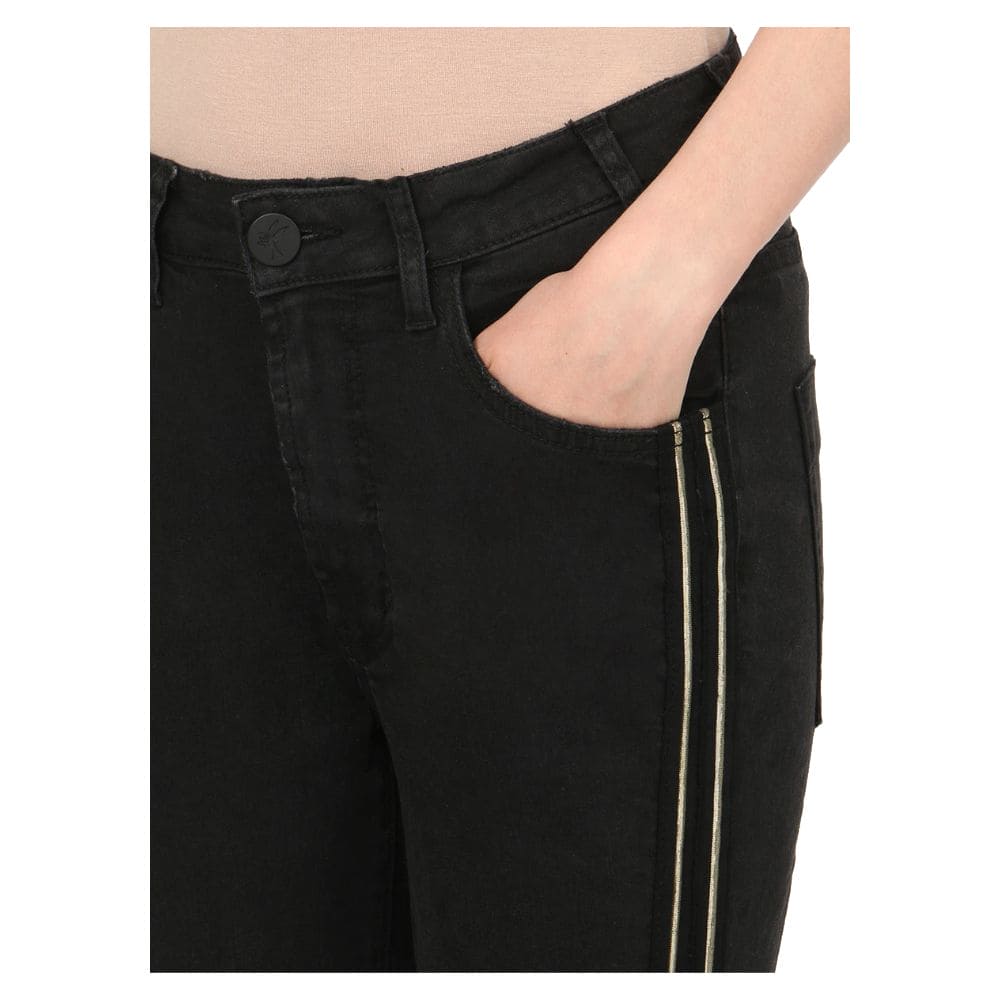 Jean et pantalon en coton noir One Teaspoon