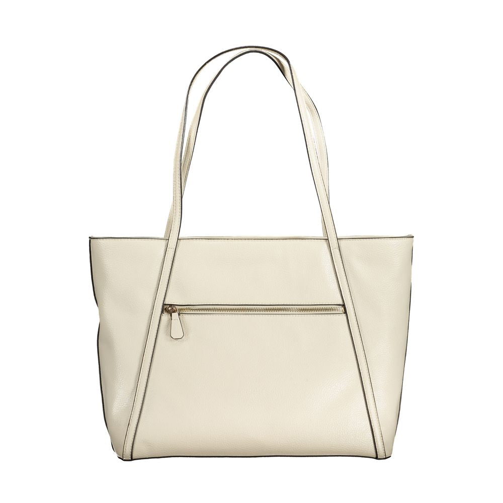 Guess Jeans Beige Polyethylene Handbag