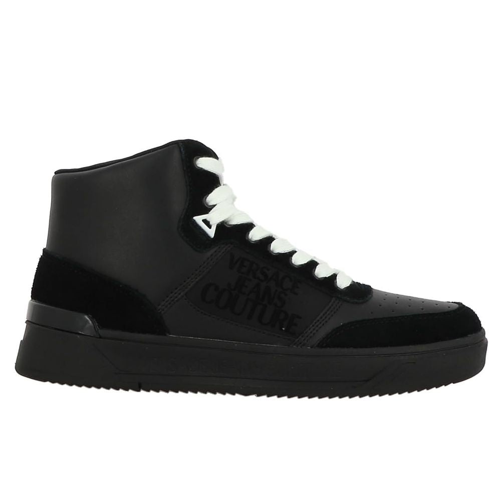 Zapatillas de piel de becerro de color negro de Versace Jeans