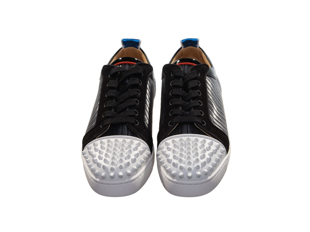 Zapatillas con cordones en contraste Louis Junior Spikes Orlato de Christian Louboutin