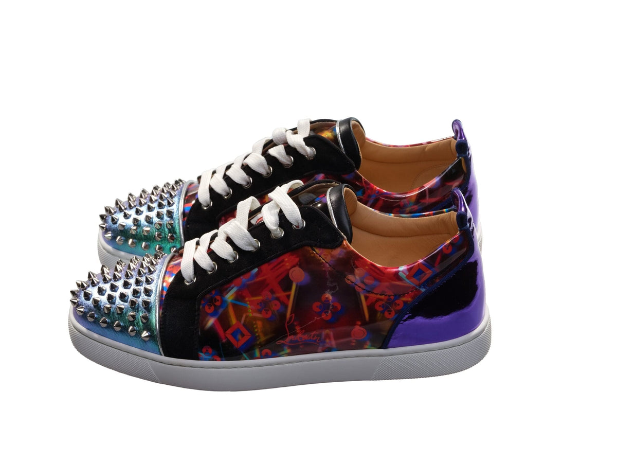 Zapatillas con cordones multicolor en contraste Louis Spikes Orlato de Christian Louboutin