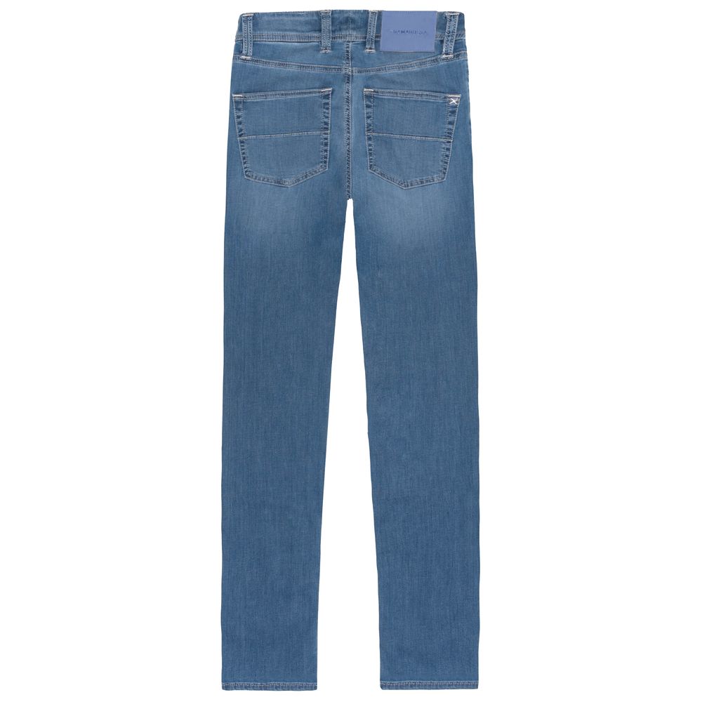 Jean et pantalon en coton bleu clair Tramarossa