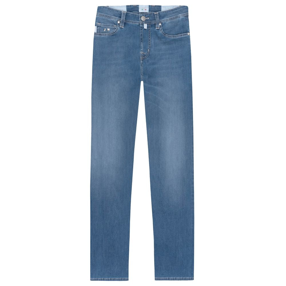 Jean et pantalon en coton bleu clair Tramarossa