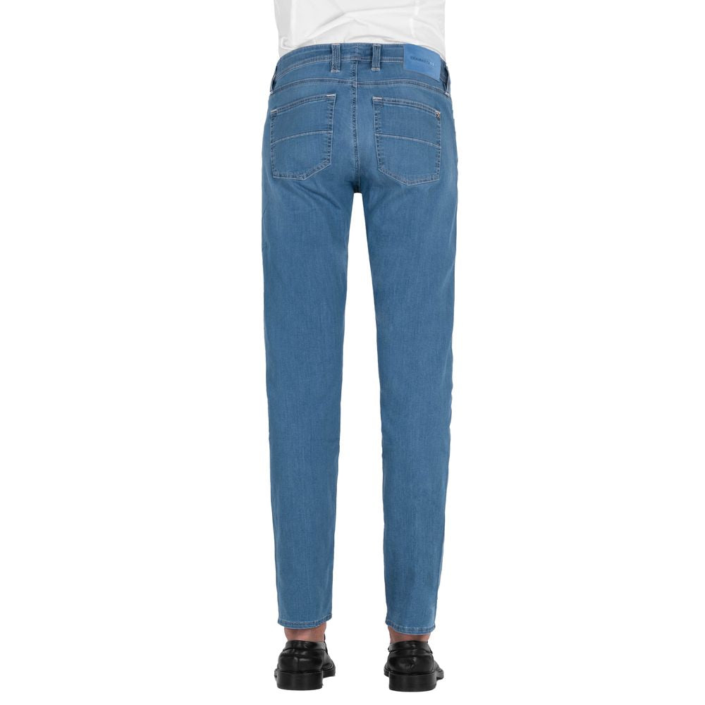 Jean et pantalon en coton bleu clair Tramarossa