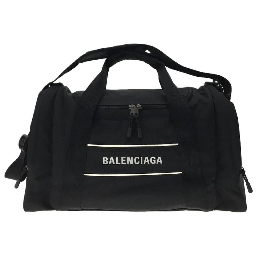 Balenciaga Sac de voyage et de voyage en nylon noir