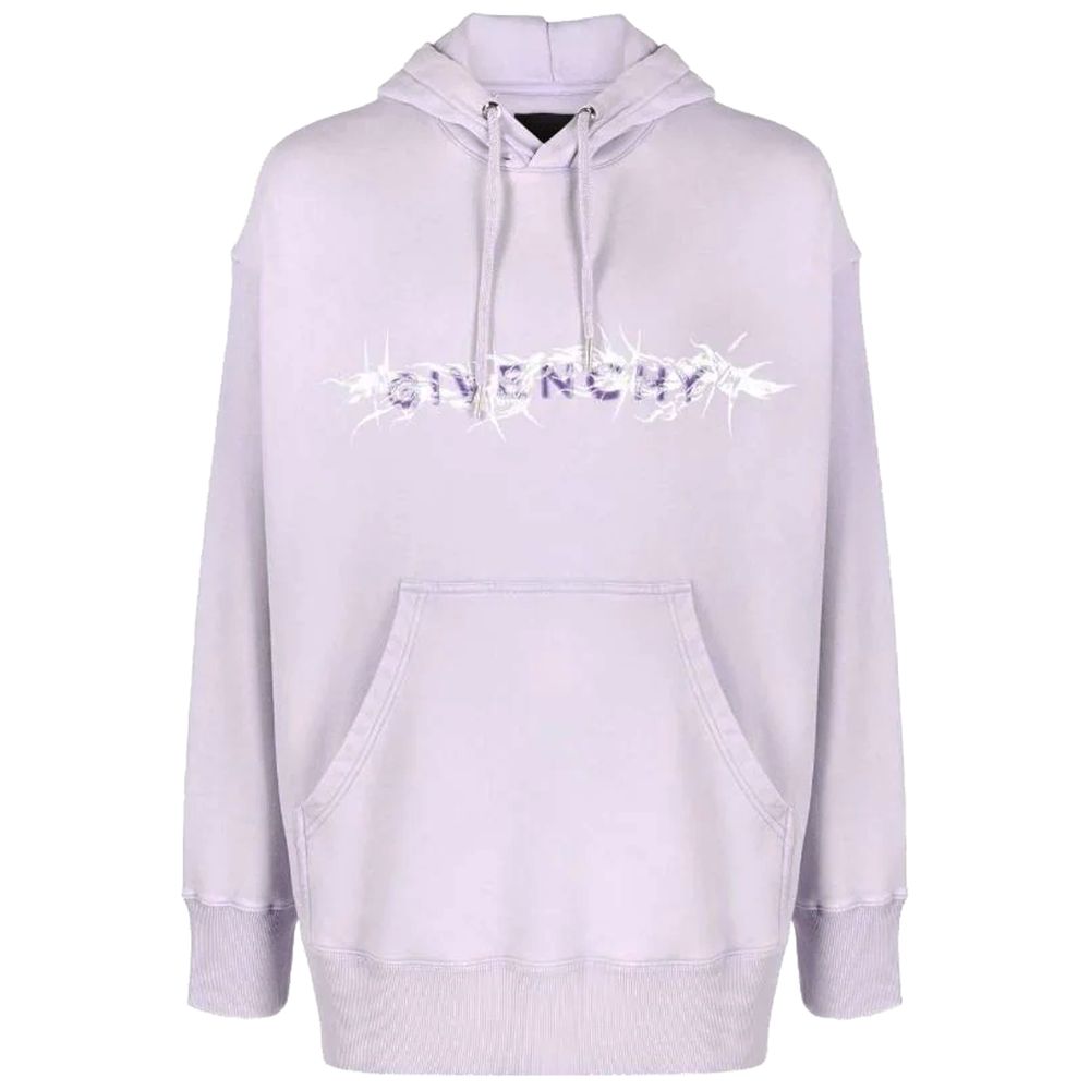 Pull en coton violet Givenchy