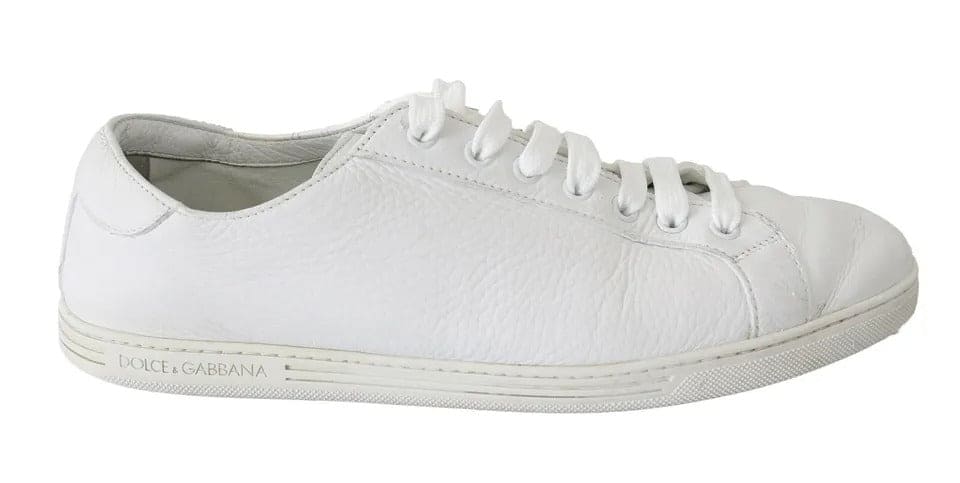 Baskets à lacets blanches Saint Tropez Dolce &amp; Gabbana pour hommes Chaussures pour hommes