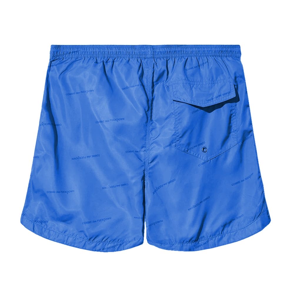 Comme Des Fuckdown Blue Polyester Swimwear