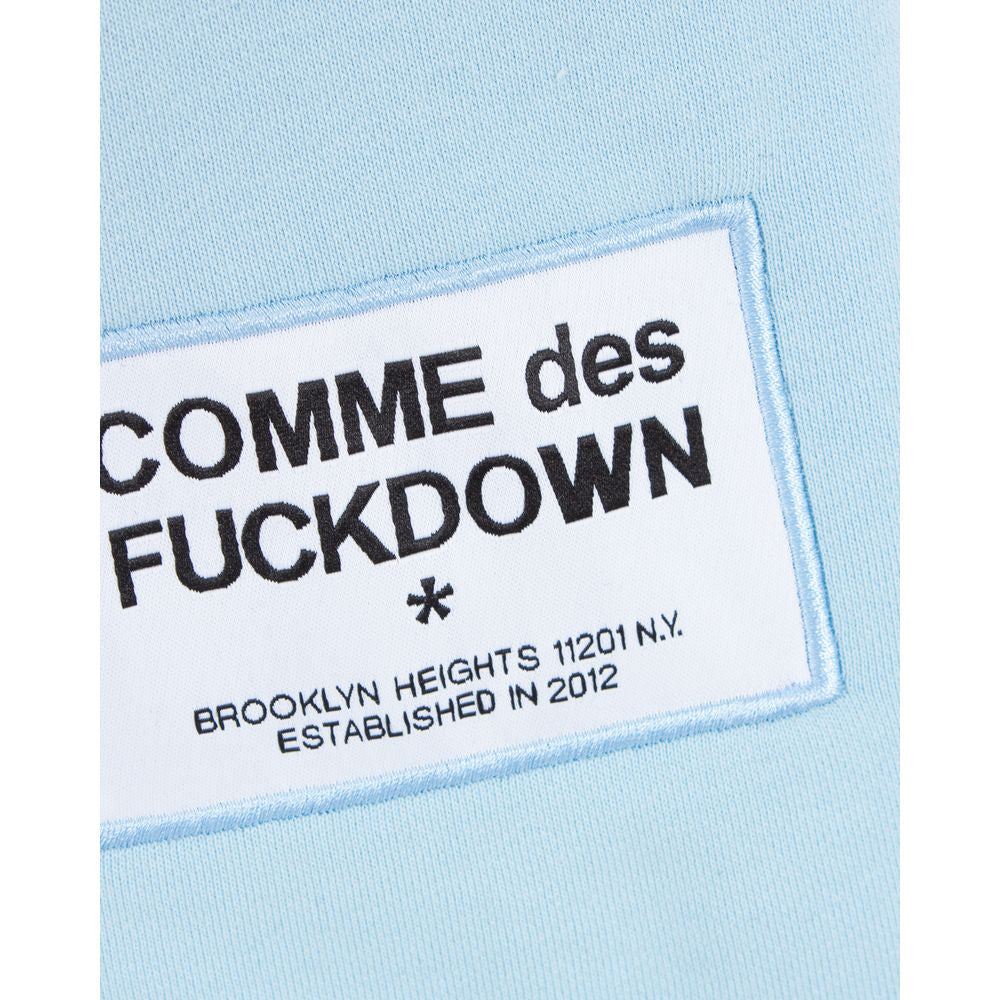 Short en coton bleu clair Comme Des Fuckdown