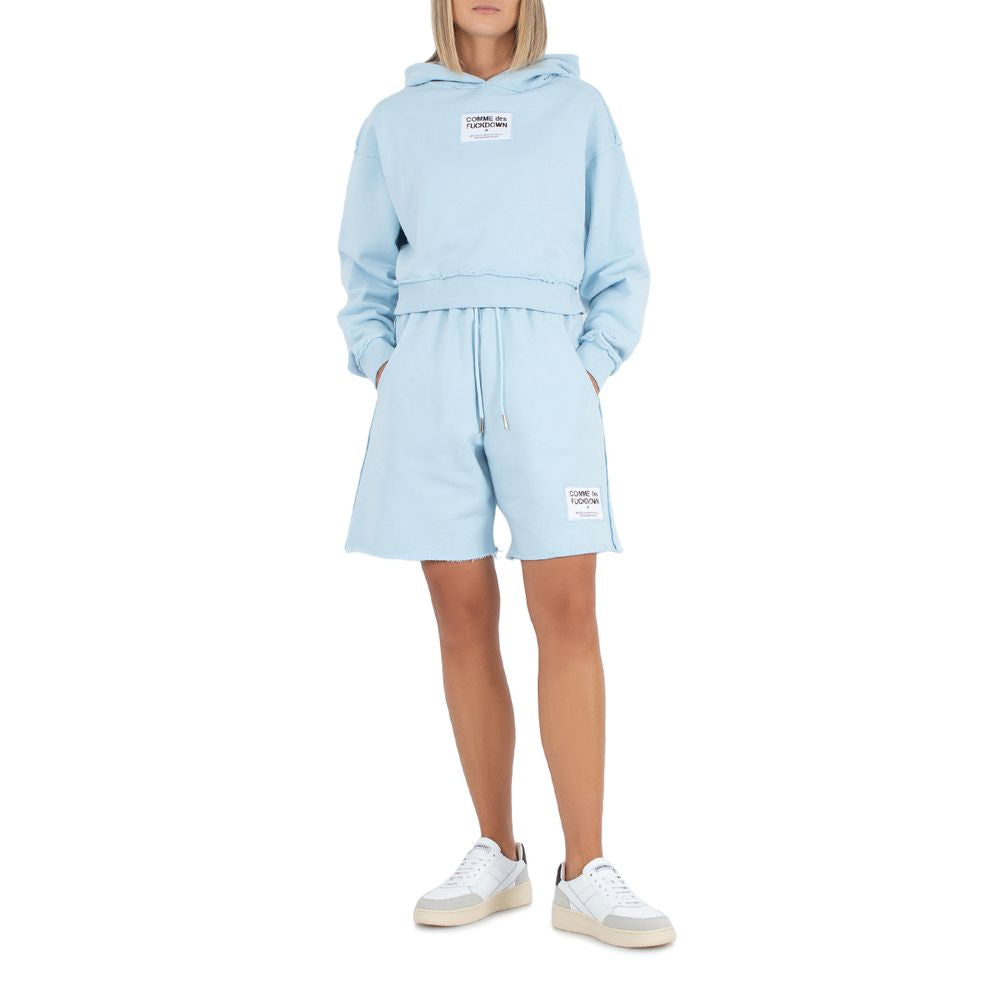 Short en coton bleu clair Comme Des Fuckdown