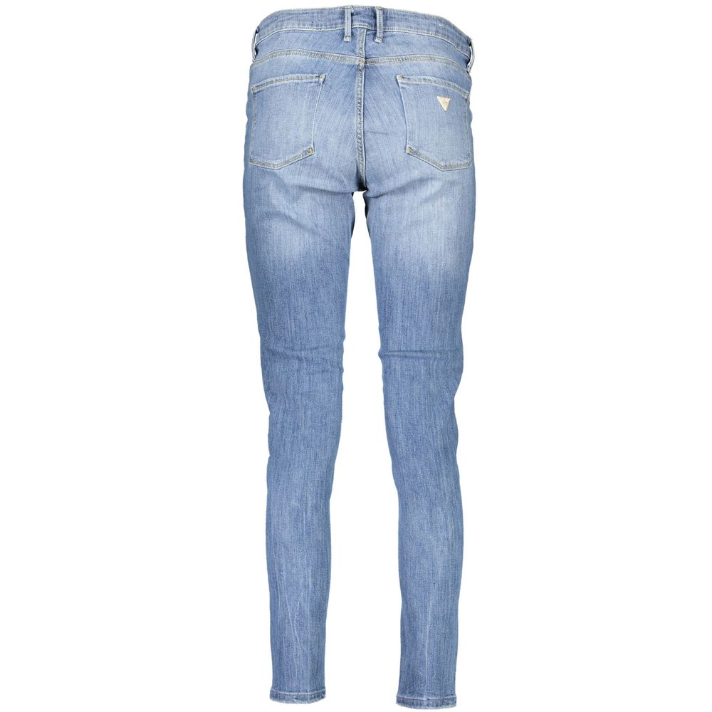 Jean Guess Ultra Skinny taille mi-haute en denim bleu clair