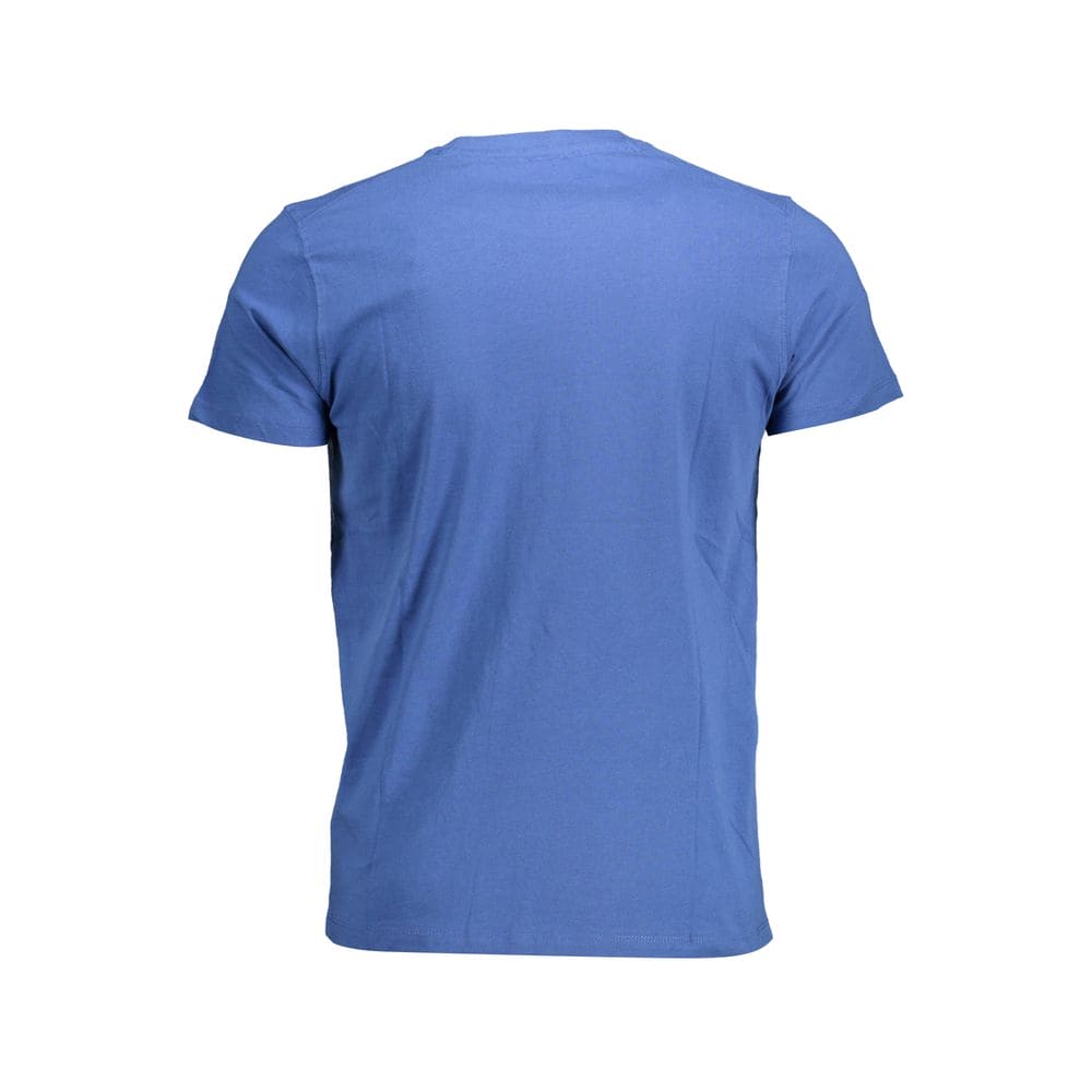 T-shirt ras du cou en coton bleu classique US POLO ASSN.