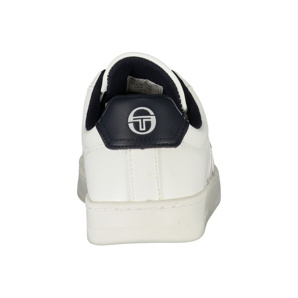 Baskets blanches classiques Sergio Tacchini avec accents contrastants