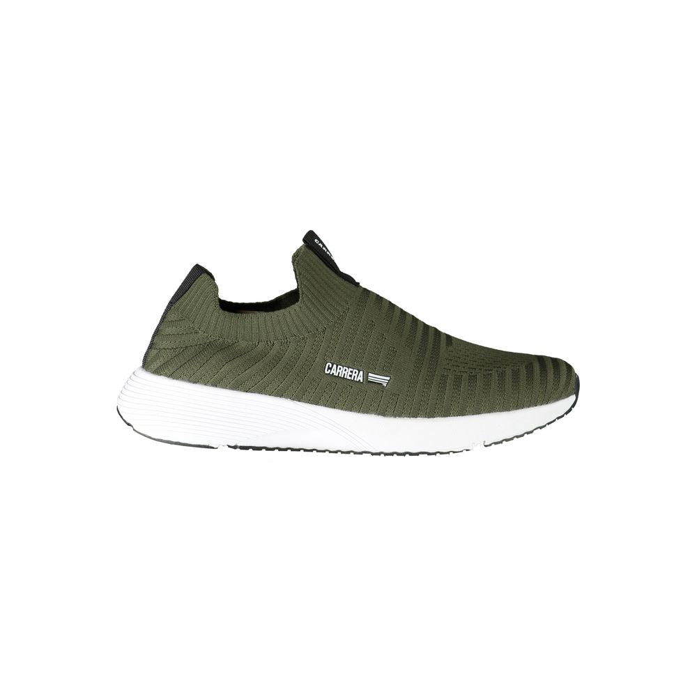 Zapatillas de deporte de poliéster verde Carrera