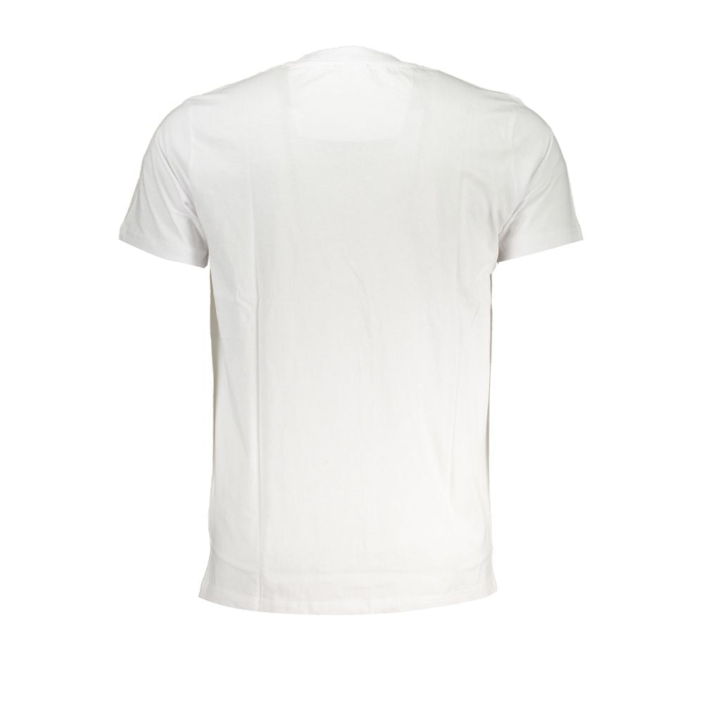 Camiseta de algodón blanca de la clase Cavalli