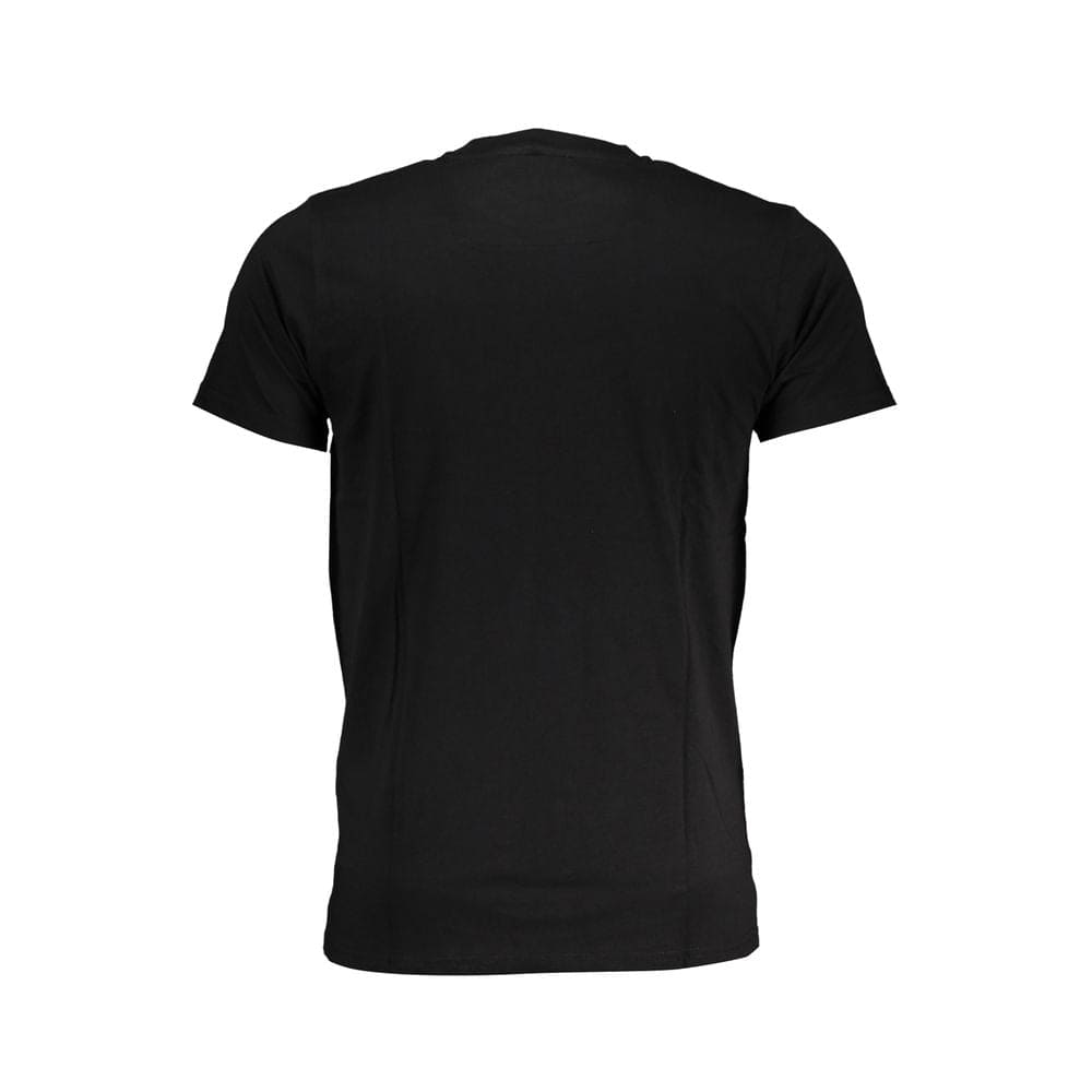 Camiseta de algodón negra Cavalli Class