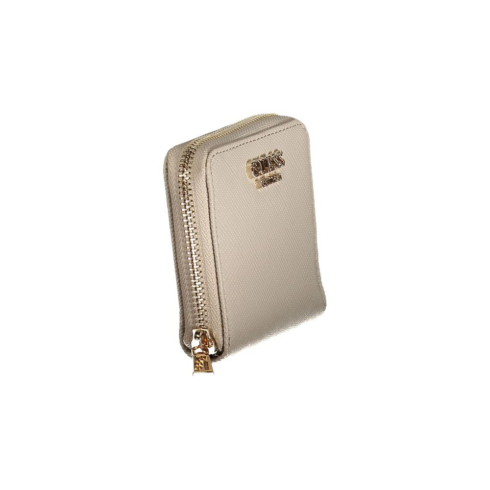 Cartera de polietileno beige Guess Jeans