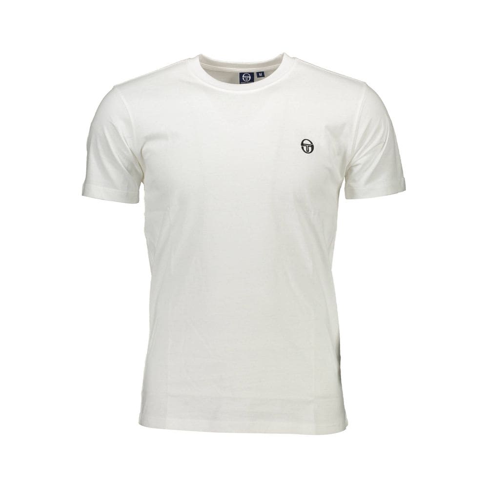 Camiseta de algodón blanca Sergio Tacchini