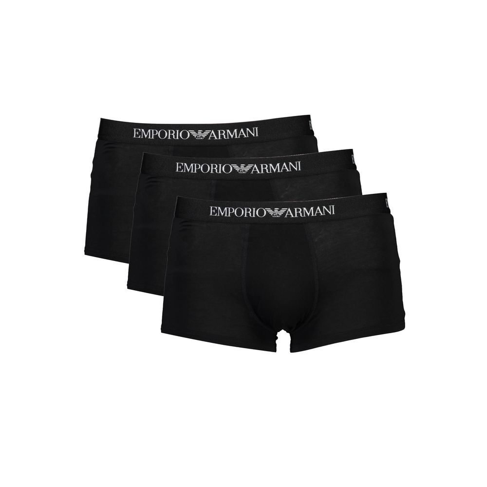 Lot de trois boxers de créateur pour homme Emporio Armani Sleek