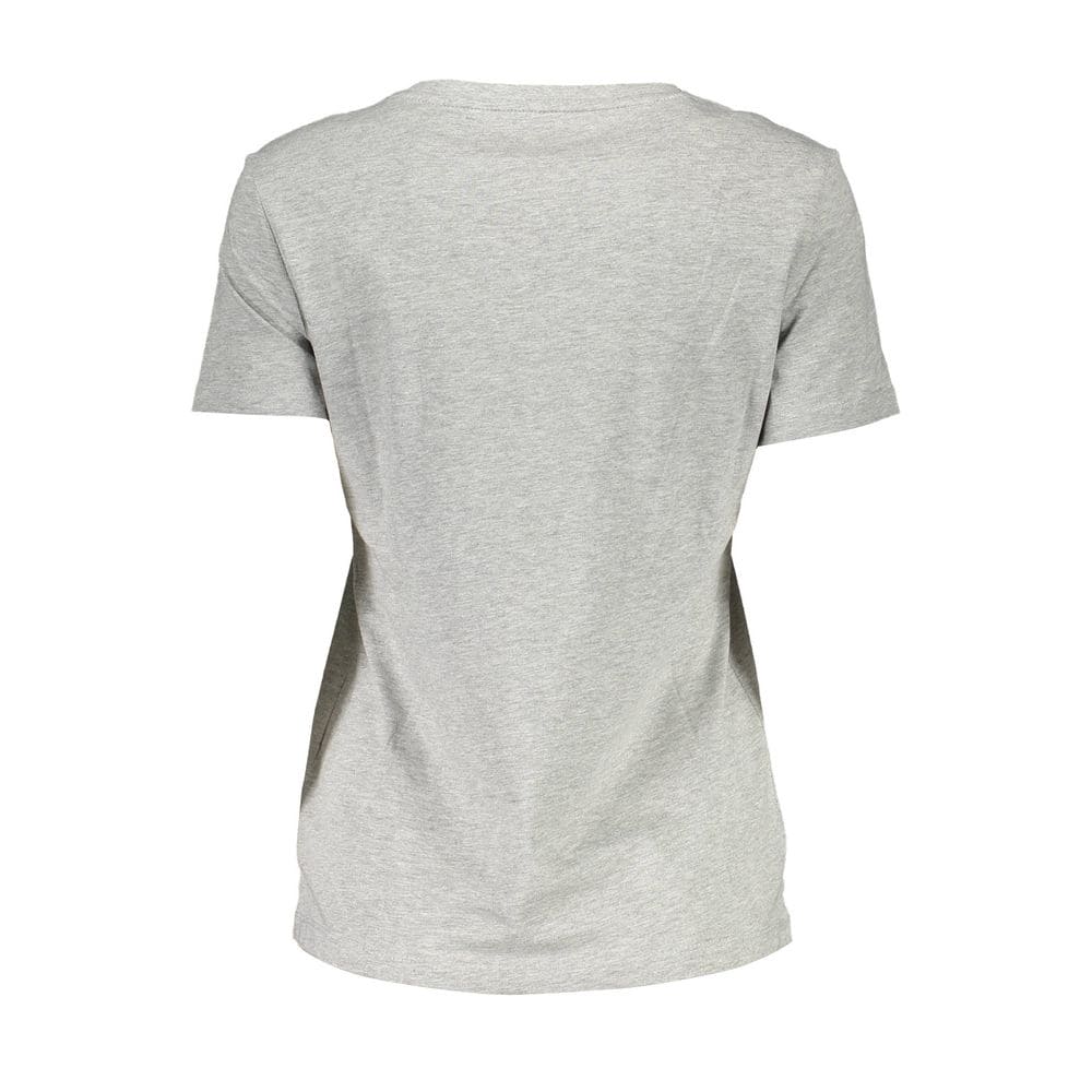 T-shirt en coton biologique gris Guess Jeans Elite pour elle