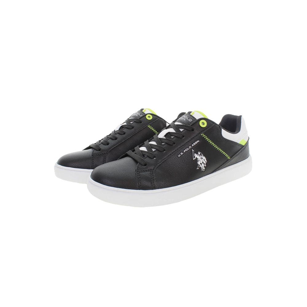 US POLO ASSN. Elegantes zapatillas negras con cordones