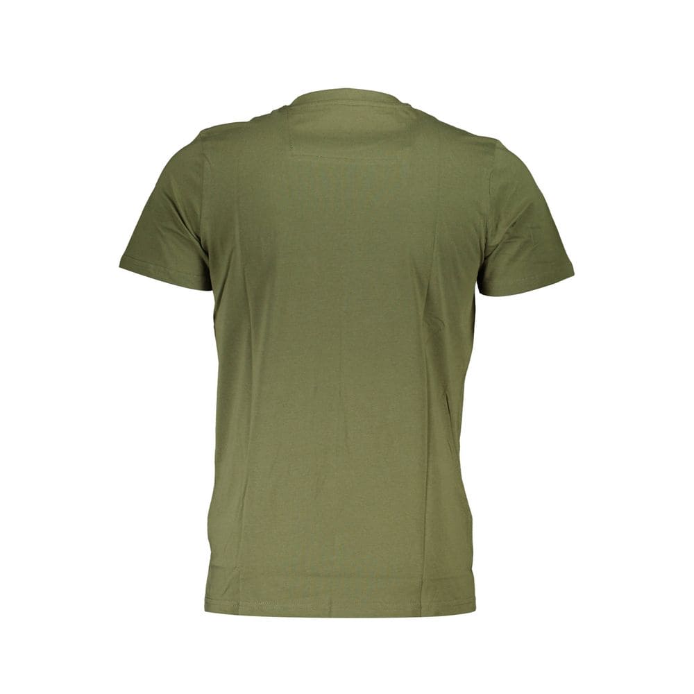 Camiseta de algodón verde Cavalli Class