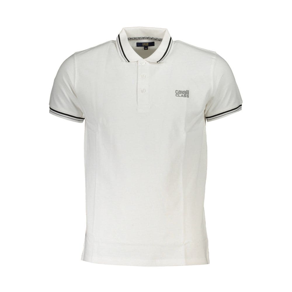 Polo de algodón blanco Cavalli Class