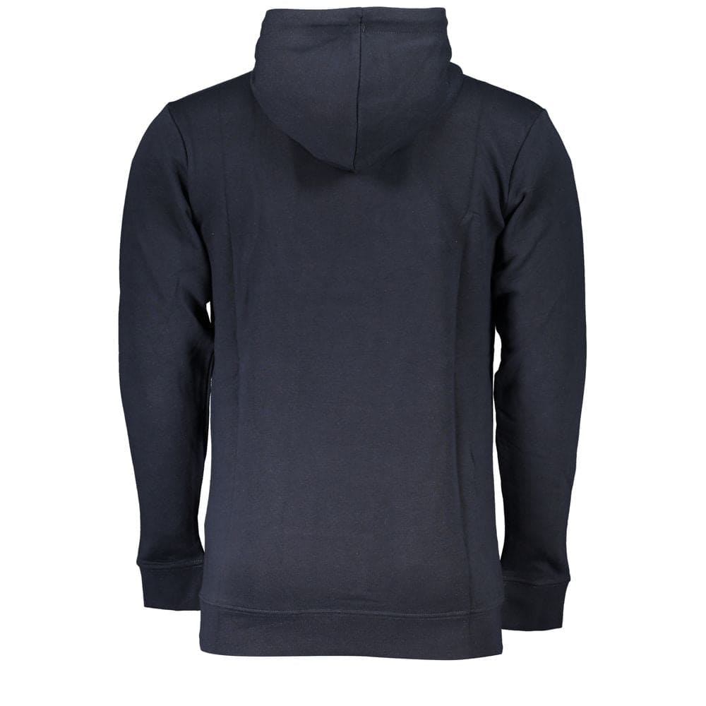 Sudadera con capucha elegante azul Cavalli Class: cómoda y elegante